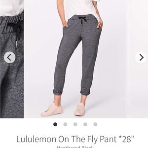Lululemon On the fly pants